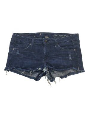 Fragile Blue Jeans Denim Cutoff Distressed Shorts Size 30